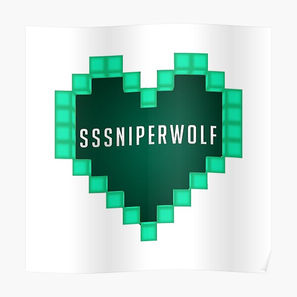 sssniperwolf [Just ❤] Sản phẩm Poster RB1207 Offical SSSniperWolf Merch