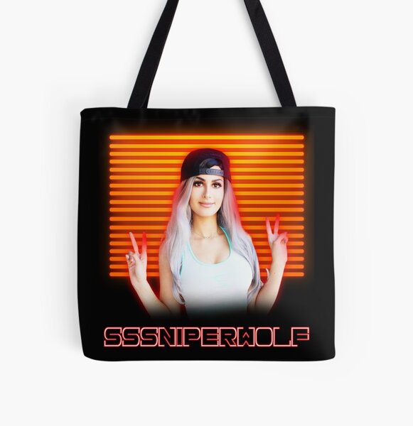Sssniperwolf │Sssniperwolf christmas │Sssniperwolf hoodie queen│Sssniperwolf vlogs All Over Print Tote Bag RB1207 product Offical SSSniperWolf Merch