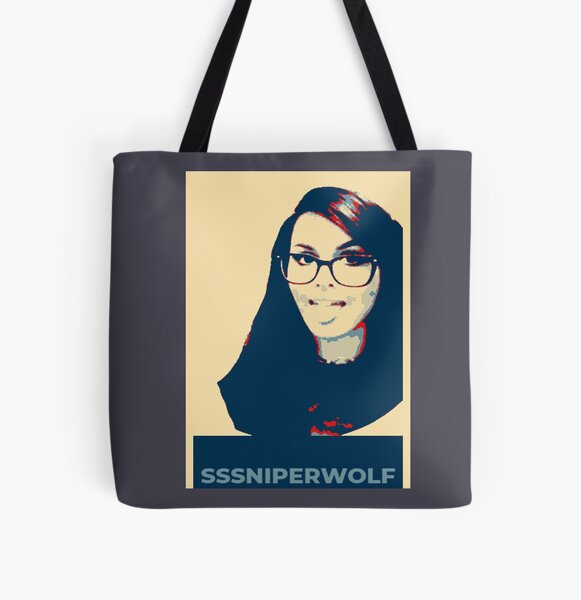 Sssniperwolf │Ssniperwolf│ Sssniperwolf boyfriend  All Over Print Tote Bag RB1207 product Offical SSSniperWolf Merch