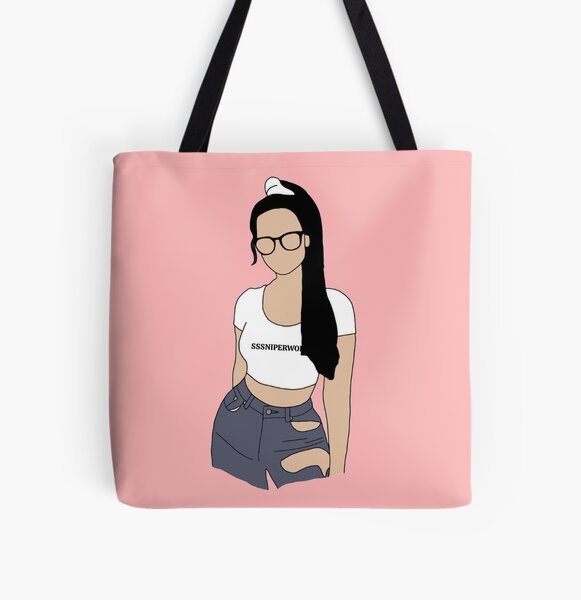 sssniperwolf fanart All Over Print Tote Bag RB1207 product Offical SSSniperWolf Merch