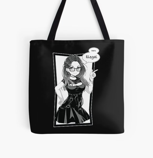 Sssniperwolf  That's Illegal  Limited Edition All Over Print Tote Bag RB1207 product Offical SSSniperWolf Merch
