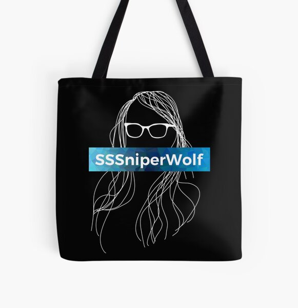 SSSniperWolf All Over Print Tote Bag RB1207 Sản phẩm Offical SSSniperWolf Merch