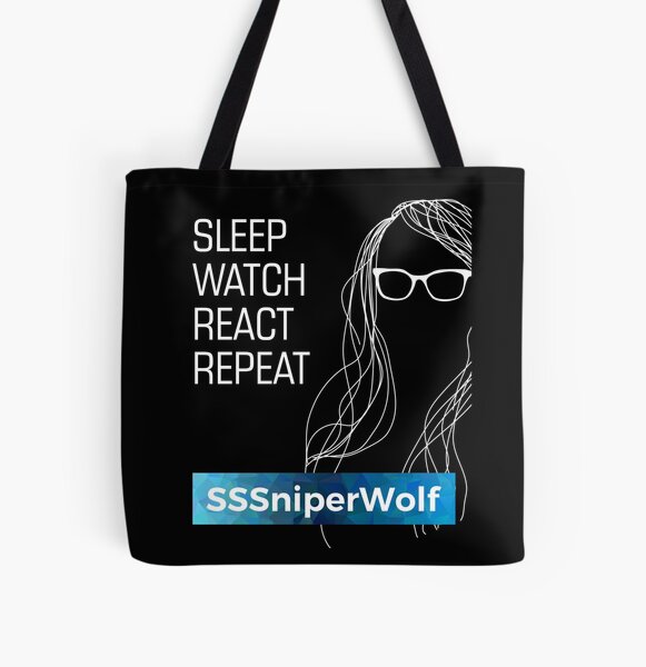 SSSniperWolf All Over Print Tote Bag RB1207 product Offical SSSniperWolf Merch