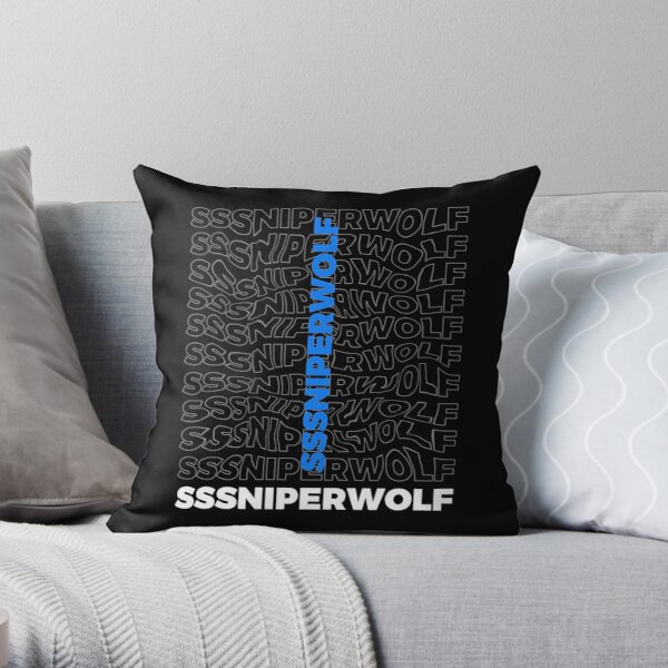 SSSniperWolf Throw Pillow RB1207 product Offical SSSniperWolf Merch