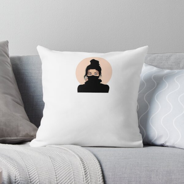 SSSniperWolf logo Throw Pillow RB1207 product Offical SSSniperWolf Merch