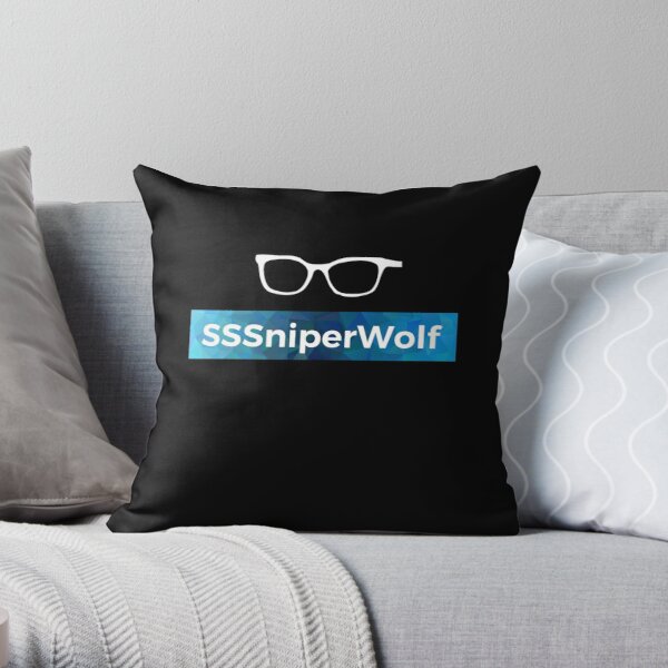 SSSniperWolf Throw Pillow RB1207 product Offical SSSniperWolf Merch