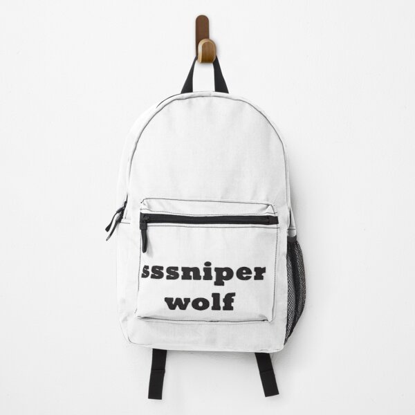SSSniperWolf black Backpack RB1207 product Offical SSSniperWolf Merch