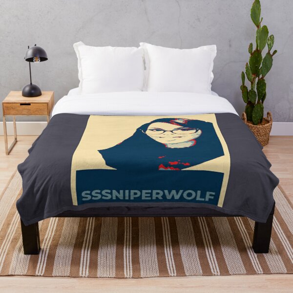 Sssniperwolf │Ssniperwolf│ Sssniperwolf boyfriend  Throw Blanket RB1207 product Offical SSSniperWolf Merch