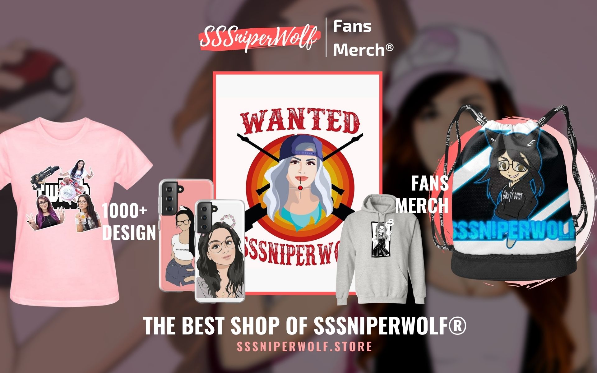 SSSniperWolf Merch Web Banner - SSSniperWolf Store