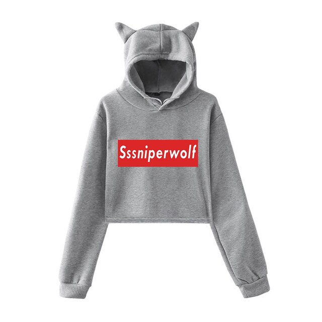 SSSniperWolf Merch Pullover Cat Cropped Hoodie Crop Top Women s Hoodie Harajuku Streetwear Kawaii Clothes 12.jpg 640x640 12 - SSSniperWolf Store